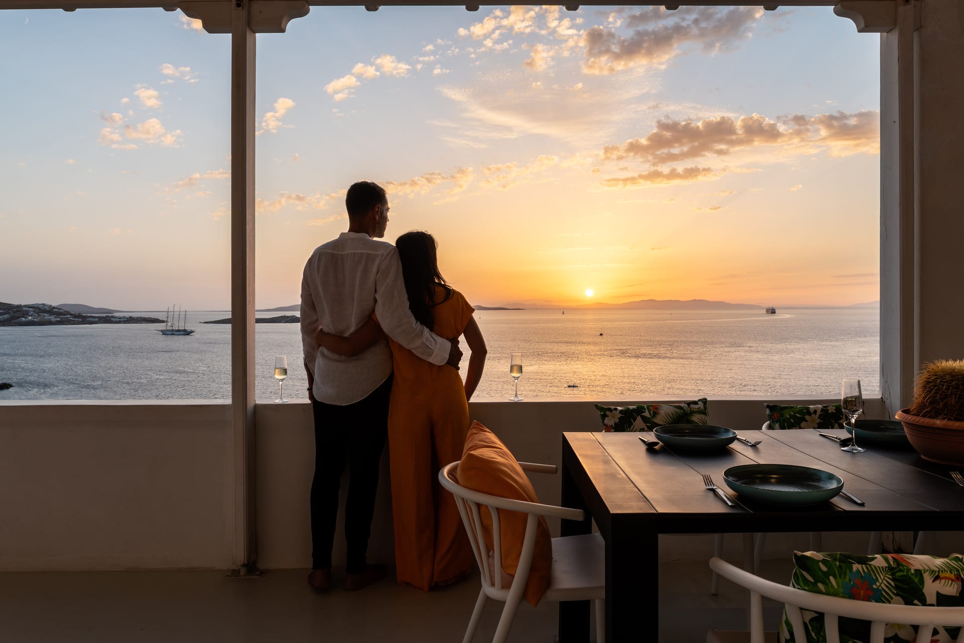 Hotellbilder av Yalos Mykonos Luxury Home Sea & Sunset View Tagoo - nummer 1 av 6